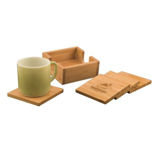 Bamboo 4-Coaster Set