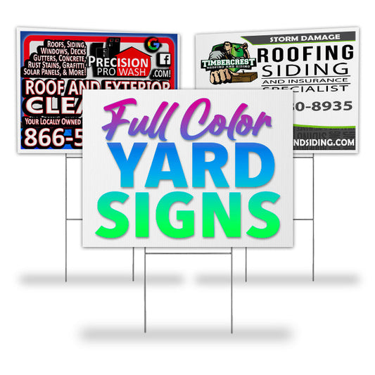 Full Color Yard Signs