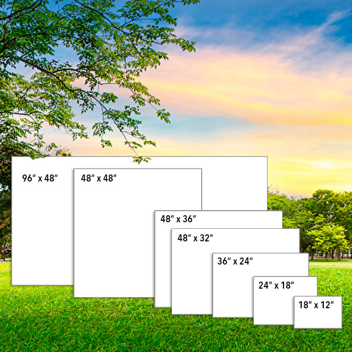24 x 24 Yard Signs - 3 Color Print